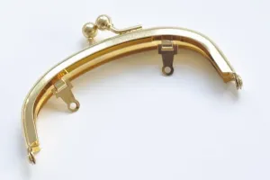 10.5cm Vintage Gold/Silver Purse Frame Bag Hanger Glue-In Style Pick Color