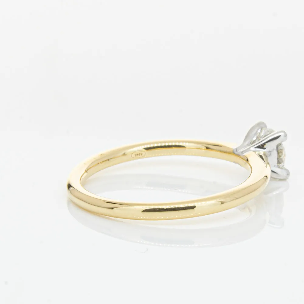 18ct Yellow Gold .50ct Diamond Melba Ring