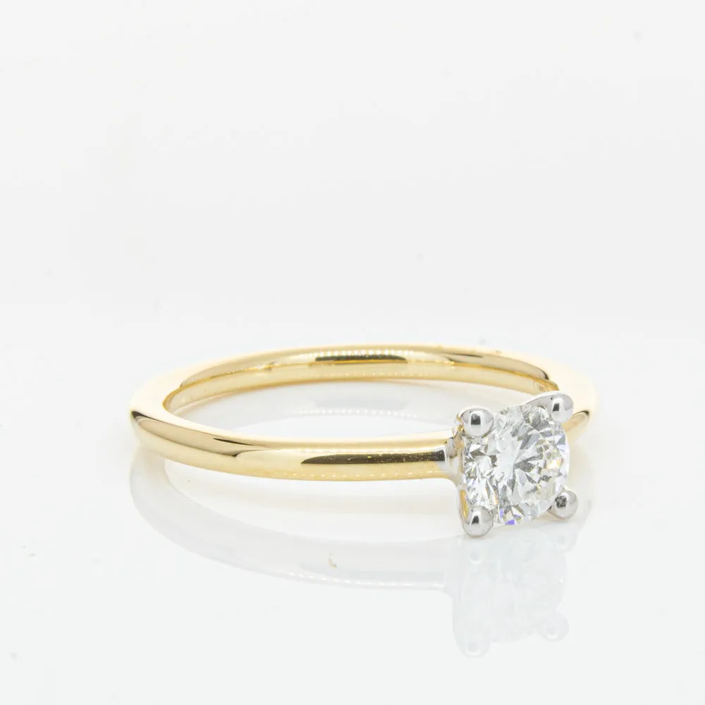 18ct Yellow Gold .50ct Diamond Melba Ring