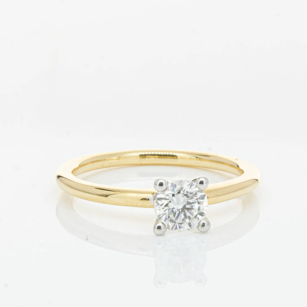 18ct Yellow Gold .50ct Diamond Melba Ring