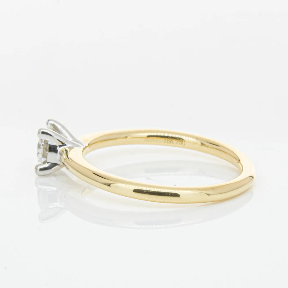 18ct Yellow Gold .50ct Diamond Melba Ring