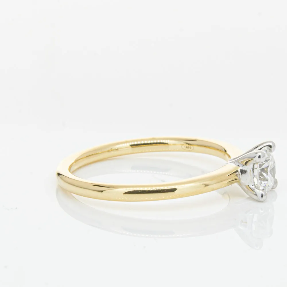 18ct Yellow Gold .50ct Diamond Melba Ring
