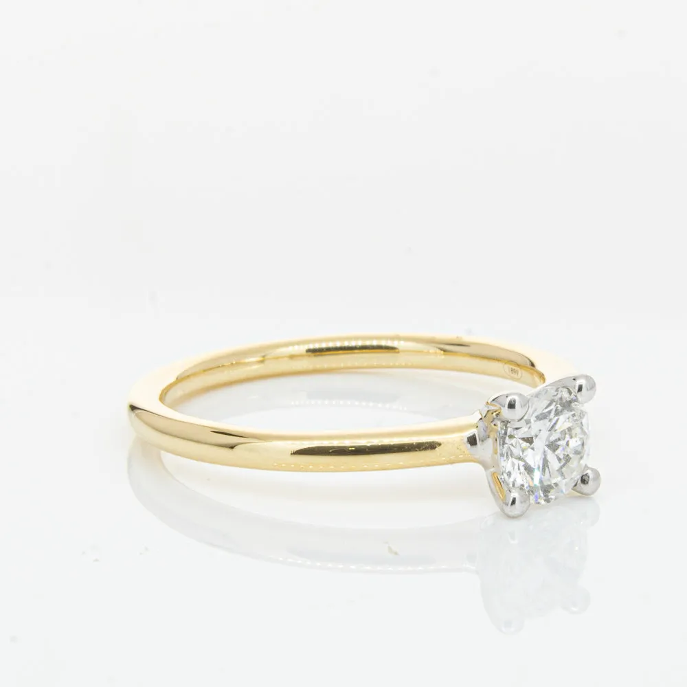 18ct Yellow Gold .50ct Diamond Melba Ring