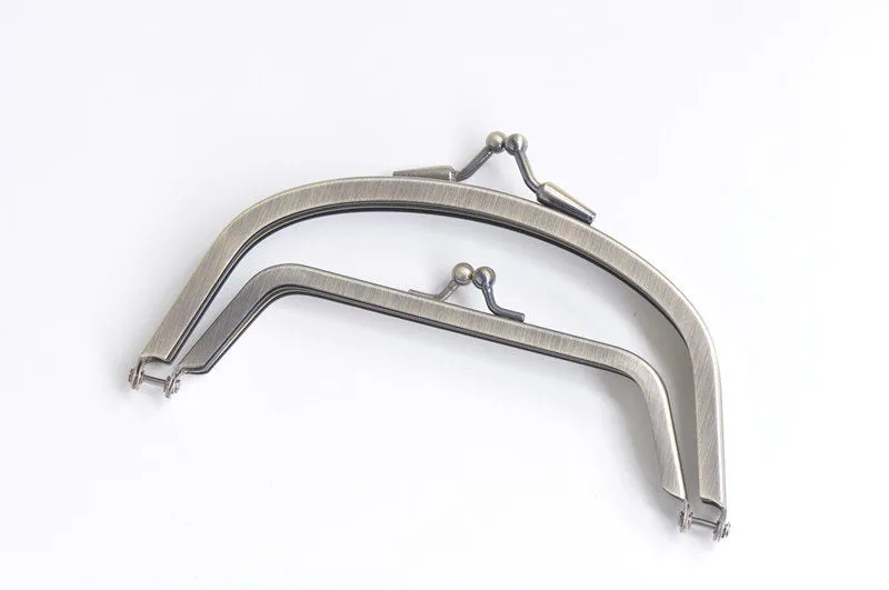 4"/6"/8" Double Purse Frame Glue In Handbag Hanger With Kiss Closure