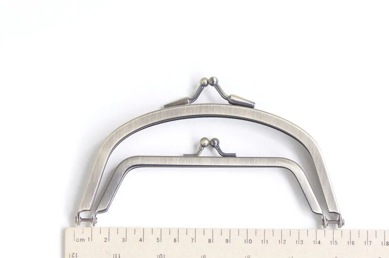 4"/6"/8" Double Purse Frame Glue In Handbag Hanger With Kiss Closure