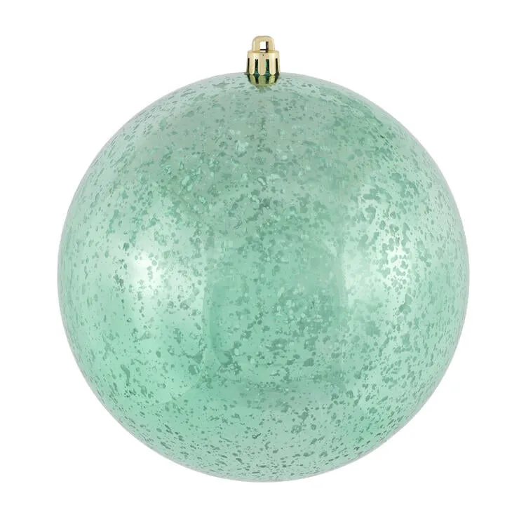 6" Seafoam Shiny Mercury Balls 4 Per Bag