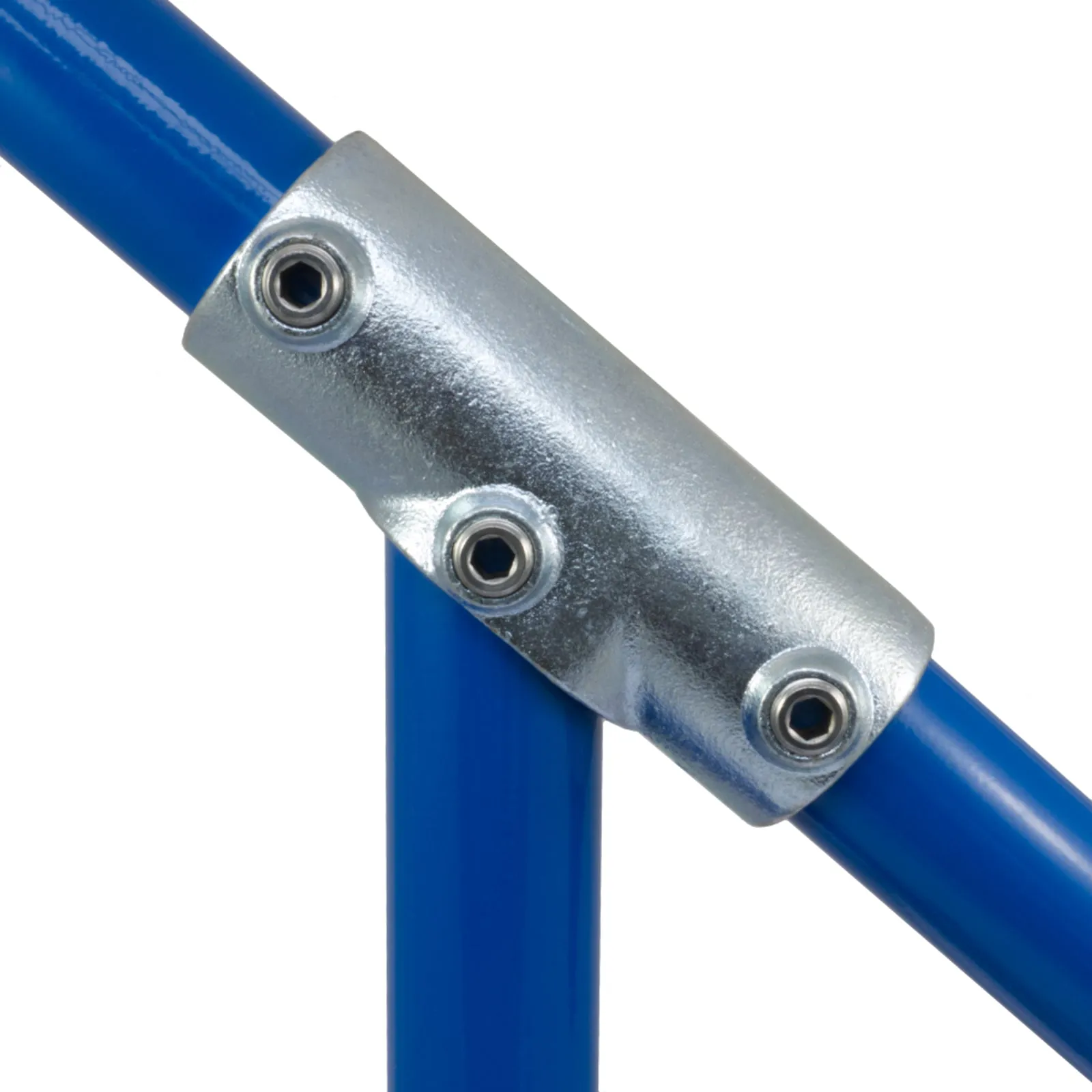 Adjustable Long Tee for Galvanised Pipe 30°-45° (Interclamp Code 127)