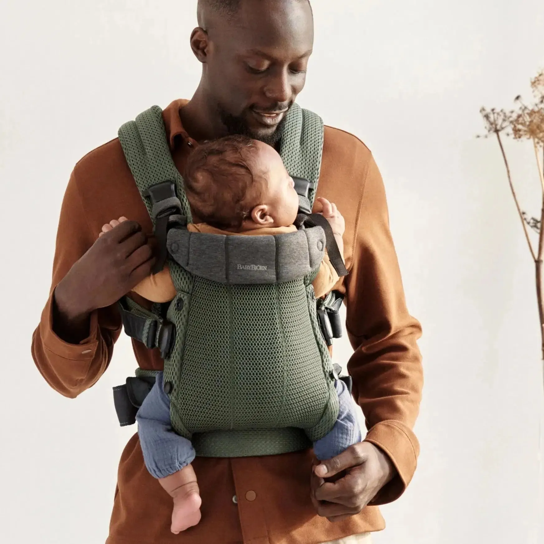 Baby Bjorn - Baby Carrier Harmony - Dark Green 3D Mesh