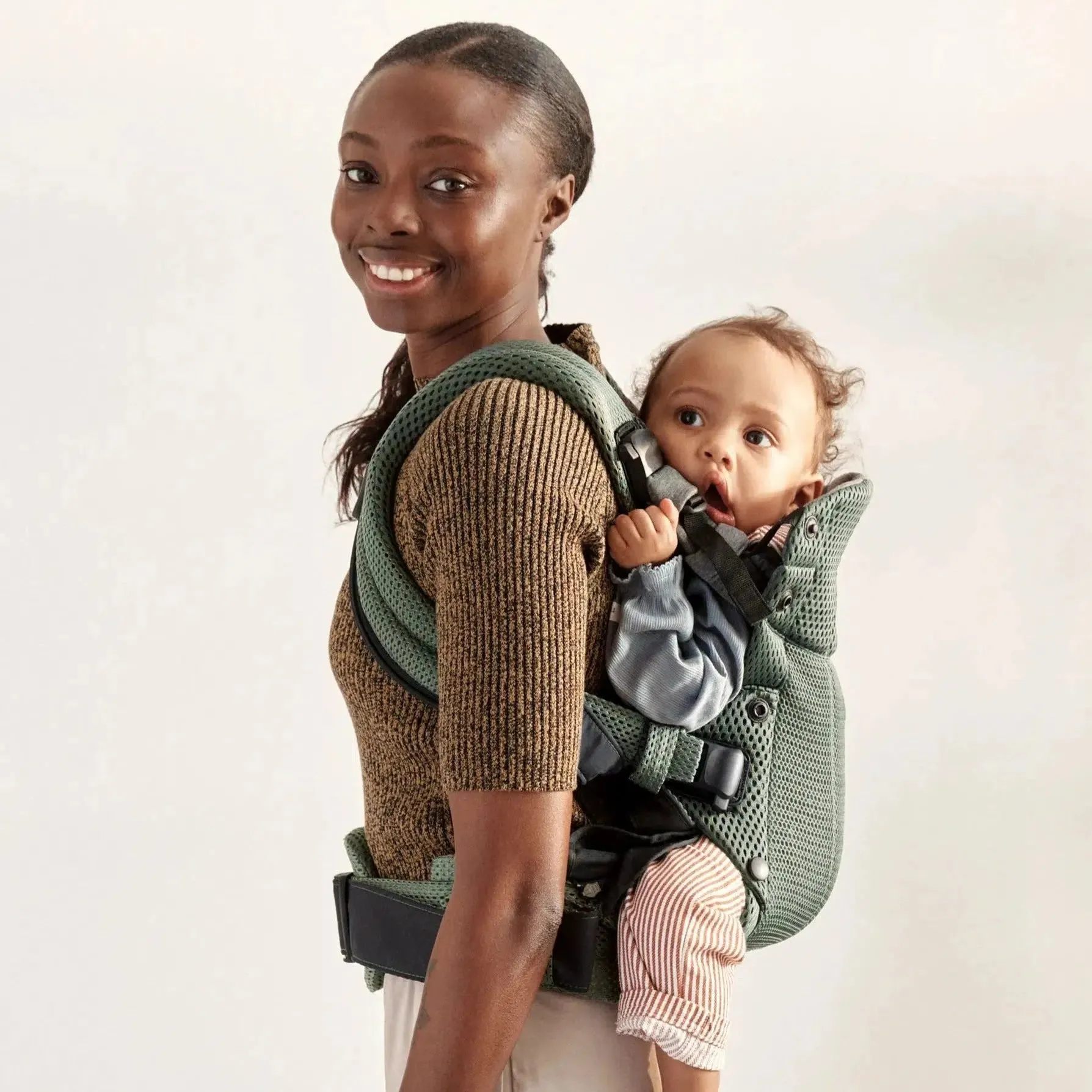 Baby Bjorn - Baby Carrier Harmony - Dark Green 3D Mesh