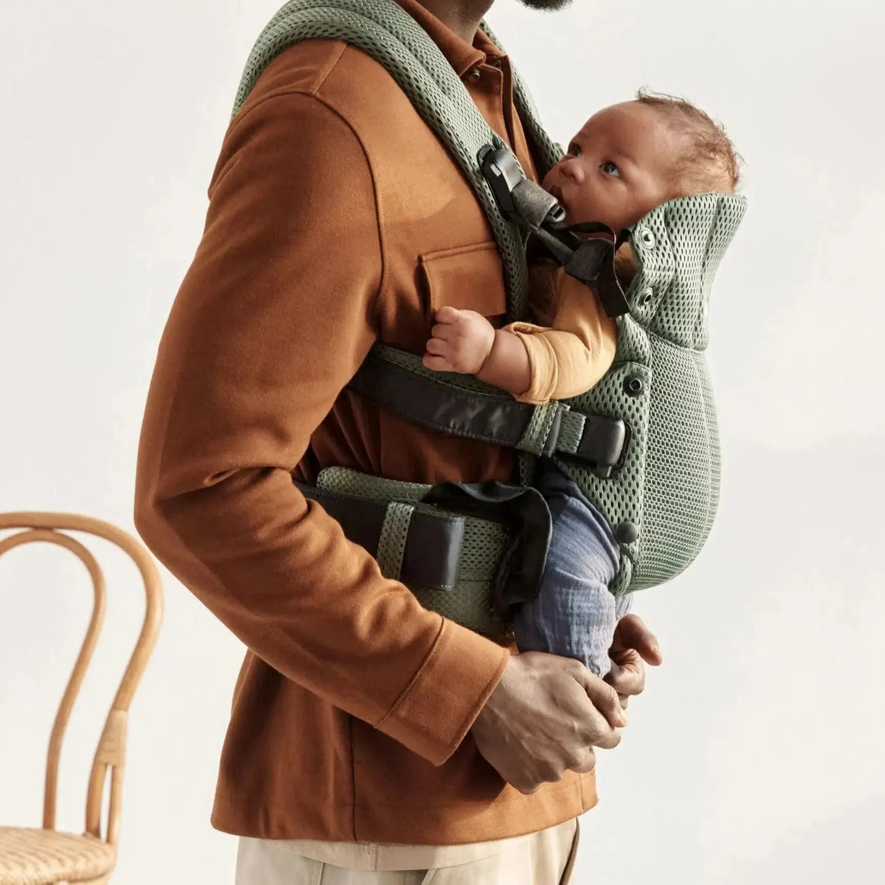 Baby Bjorn - Baby Carrier Harmony - Dark Green 3D Mesh