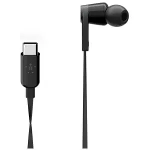 Belkin USB-C In-Ear Headphones, Black