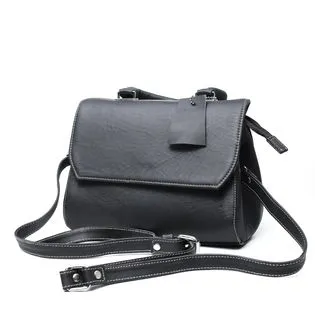 Black Leather Shoulder bag