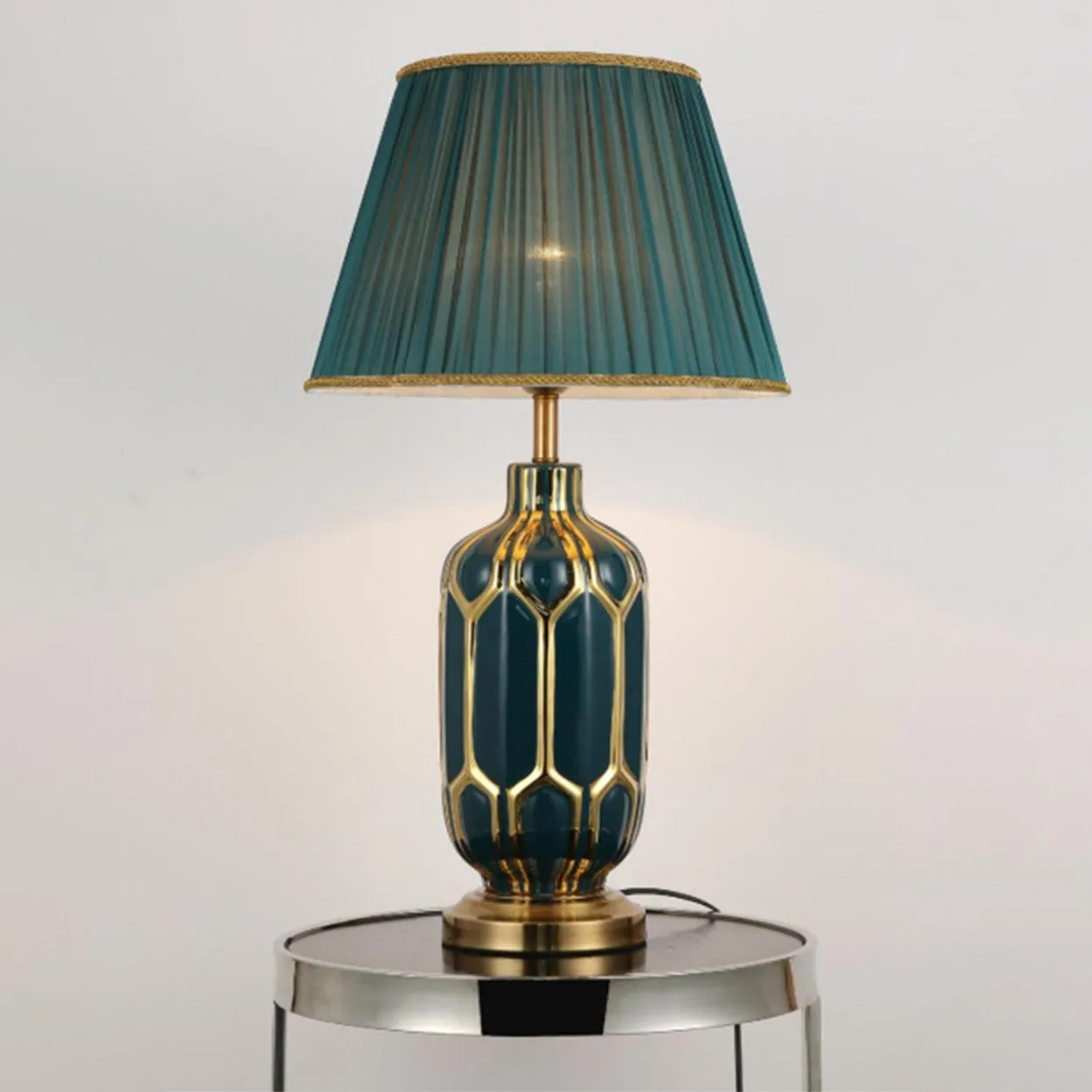 BLEEN CERAMIC TABLE LAMP BEDSIDE LAMP