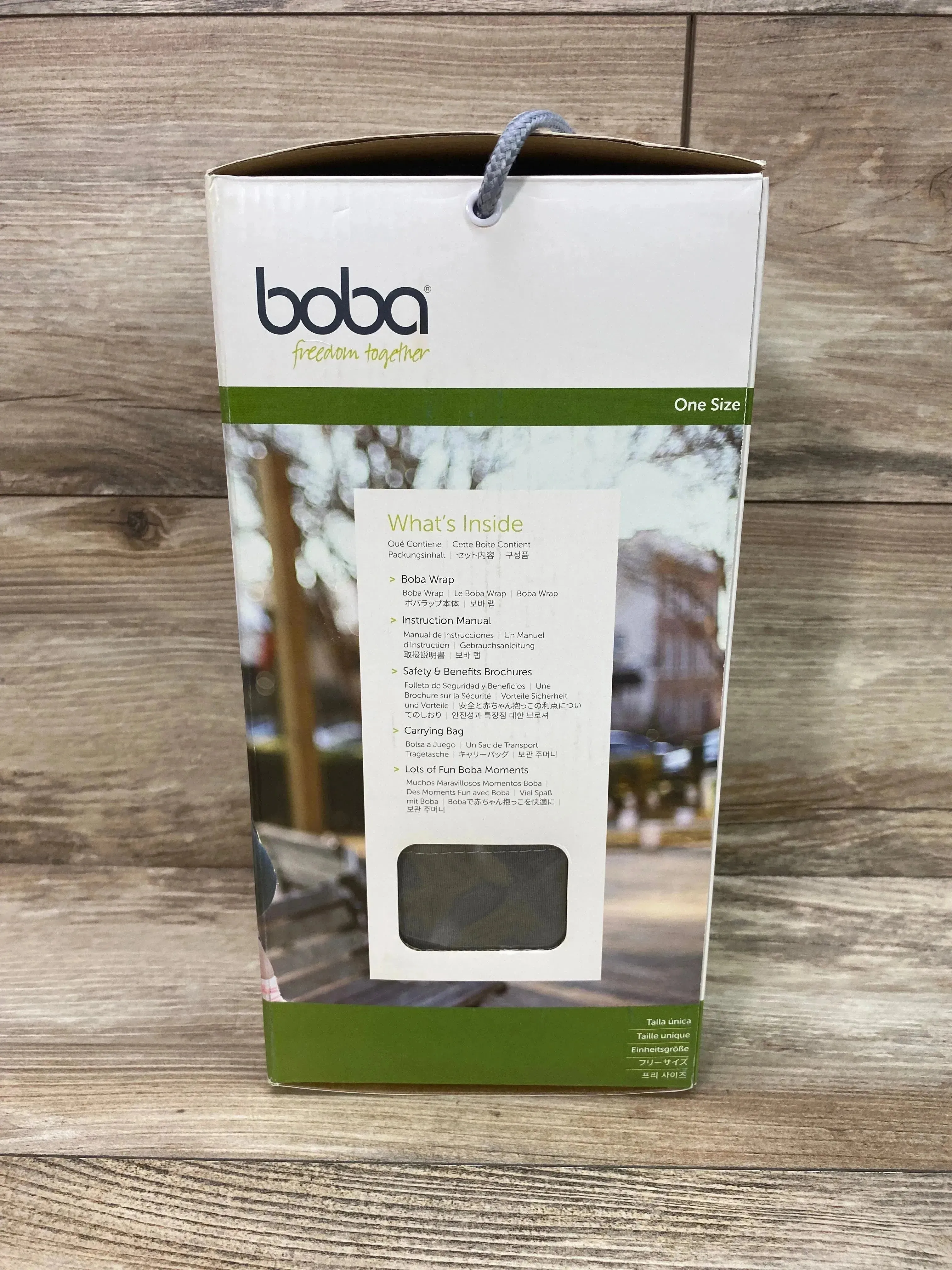 Boba Baby Wrap Carrier Grey
