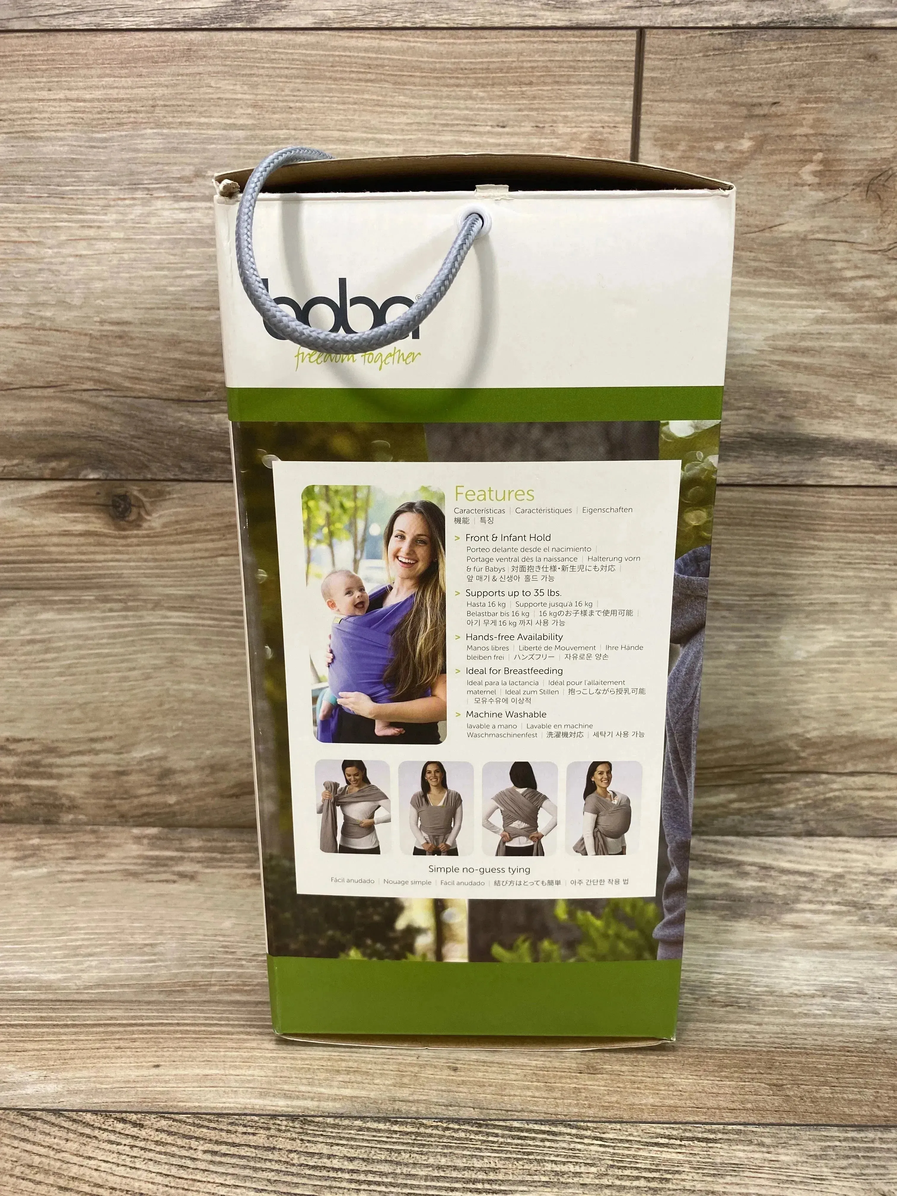 Boba Baby Wrap Carrier Grey