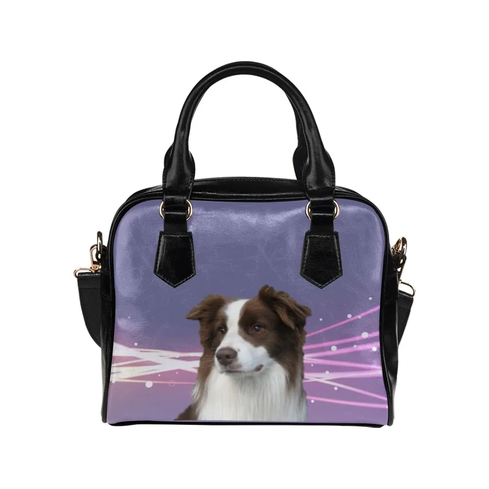 Border Collie Shoulder Bag - 2 Different Sides