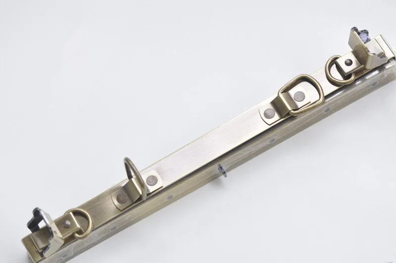 Brushed Brass Travel Bage Purse Frame Doctor Bag Purse Frame With Screws 30cm (12") / 36cm (14") / 41cm (16") / 48cm (19")