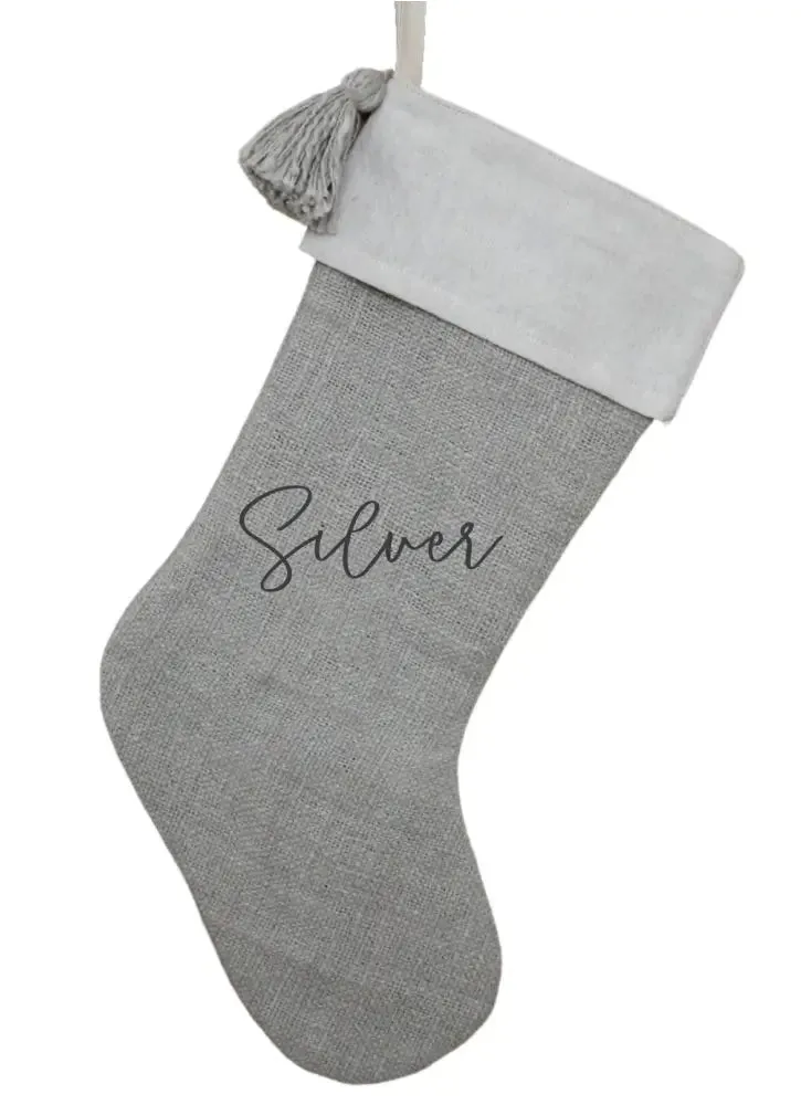 Christmas Hand Woven Tassel Stockings