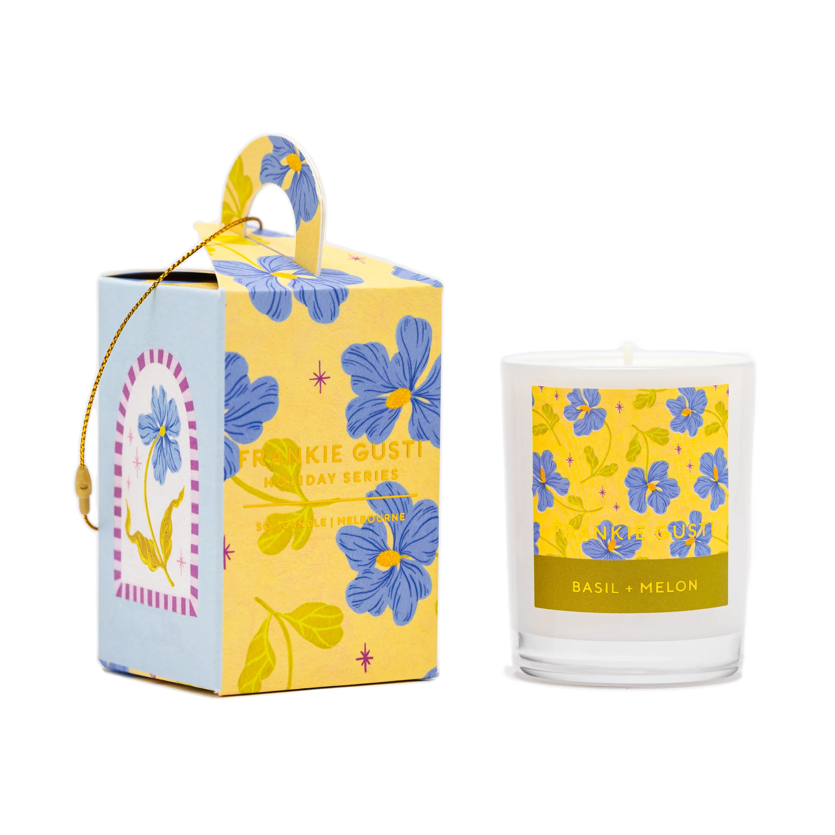 Christmas Ornament Candle - Basil & Melon we