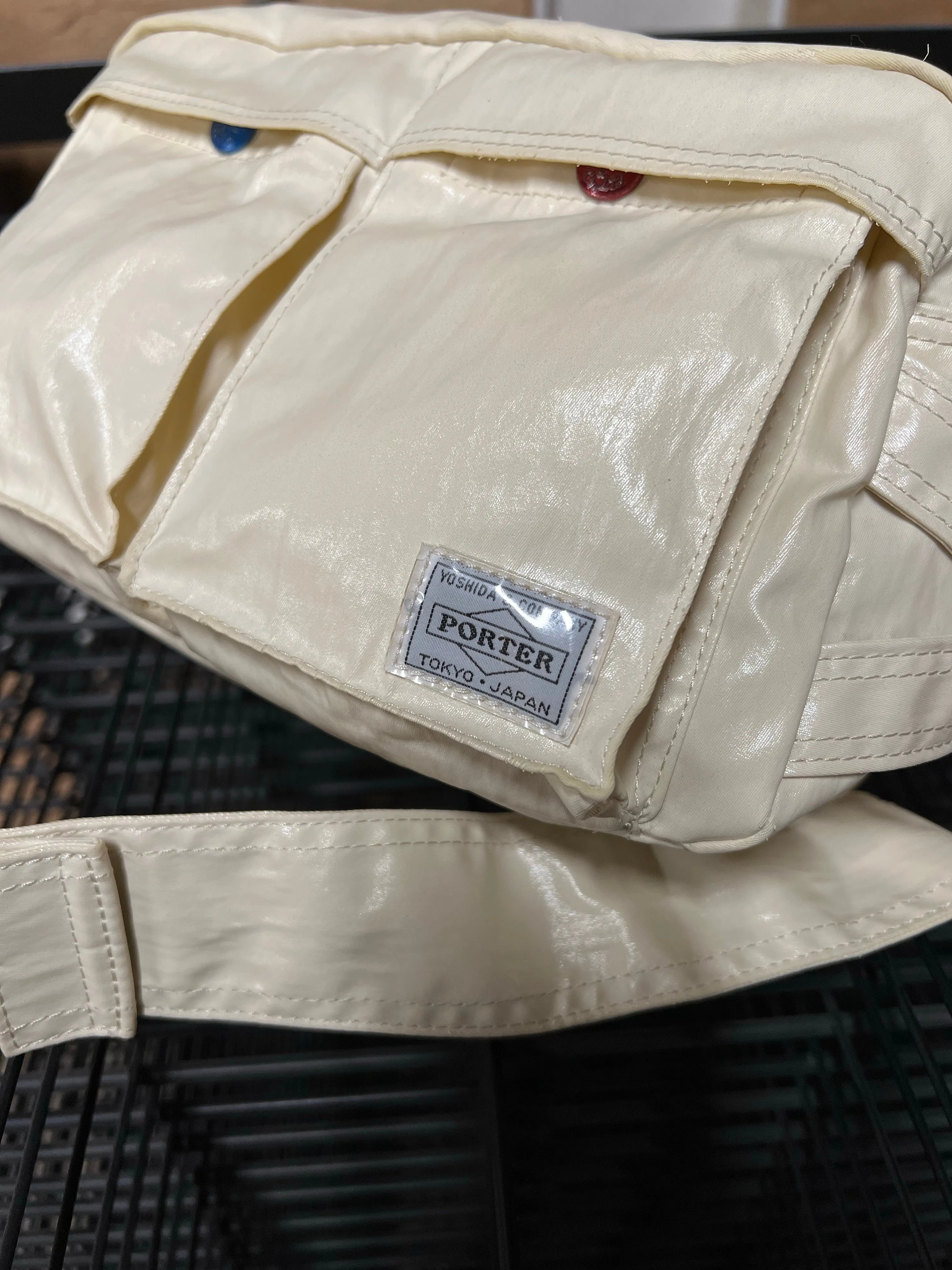 Coated Twill Waist Bag