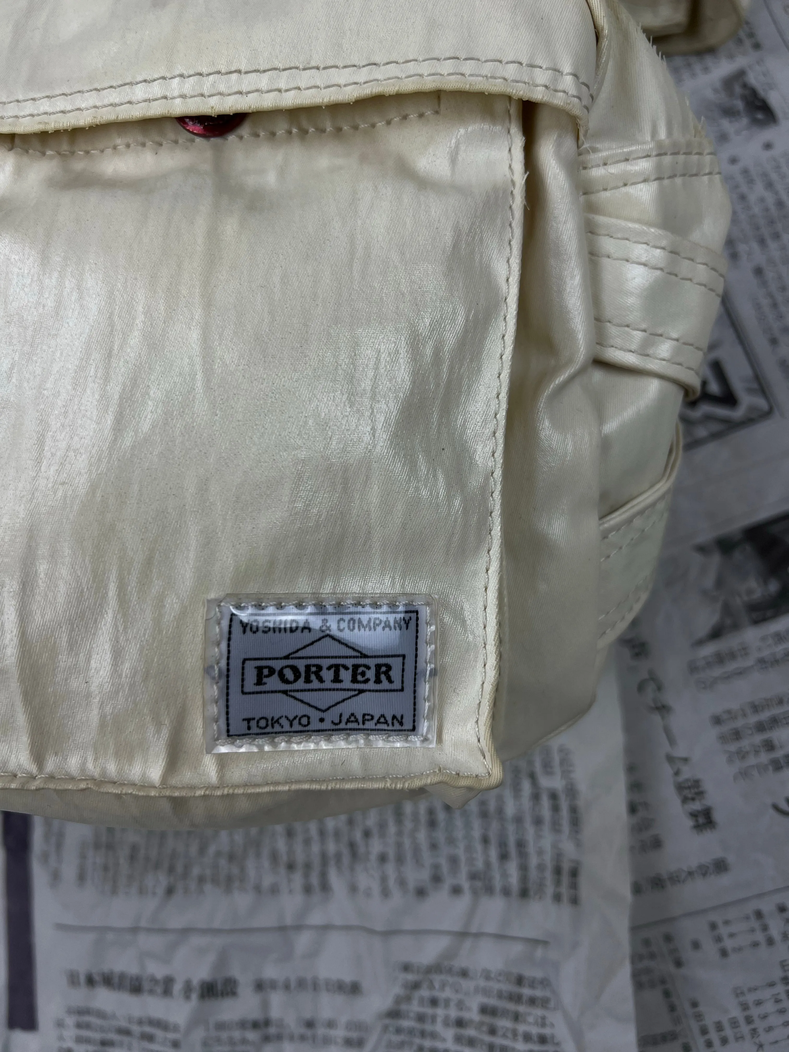 Coated Twill Waist Bag