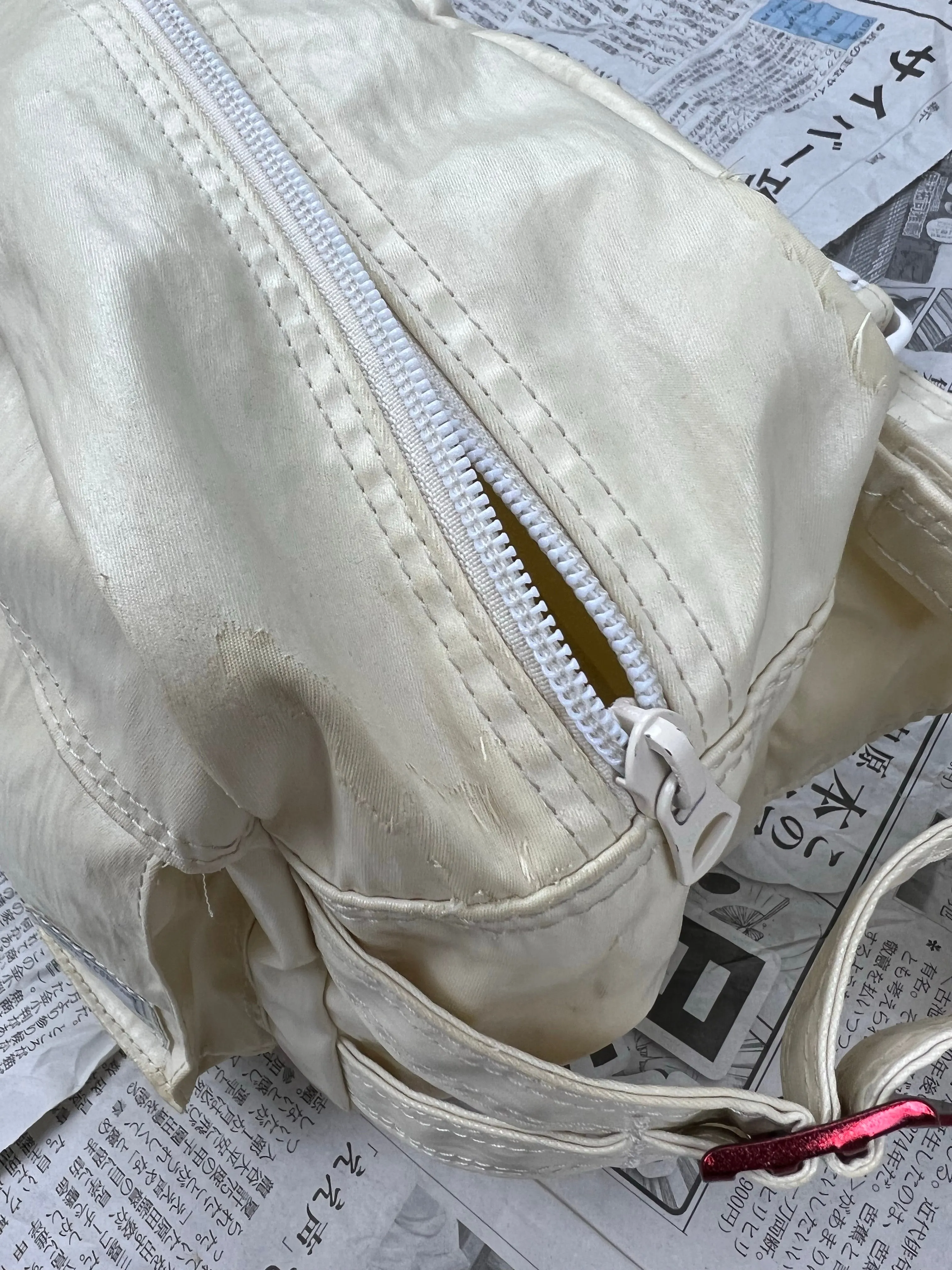 Coated Twill Waist Bag