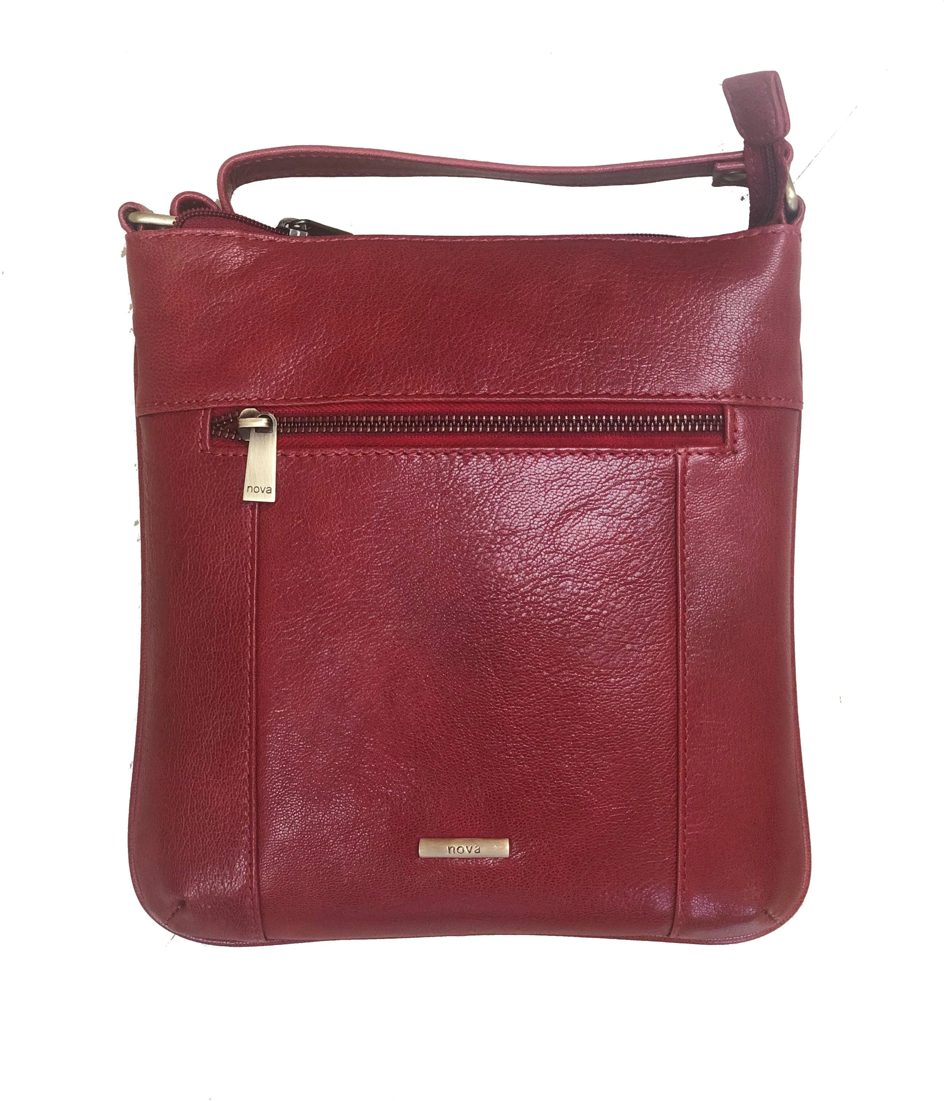 Cognac Goat Leather Handbag