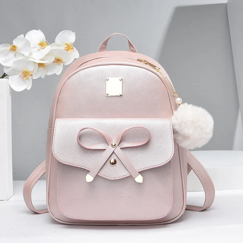 Cutie Bow Candy Color Backpack