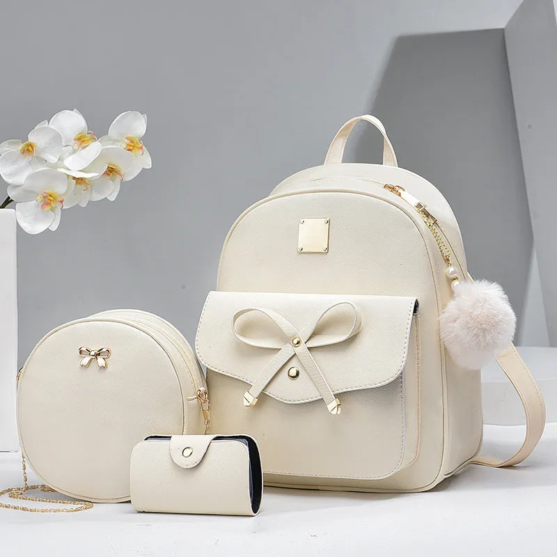 Cutie Bow Candy Color Backpack