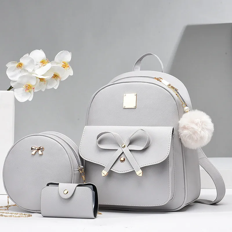 Cutie Bow Candy Color Backpack