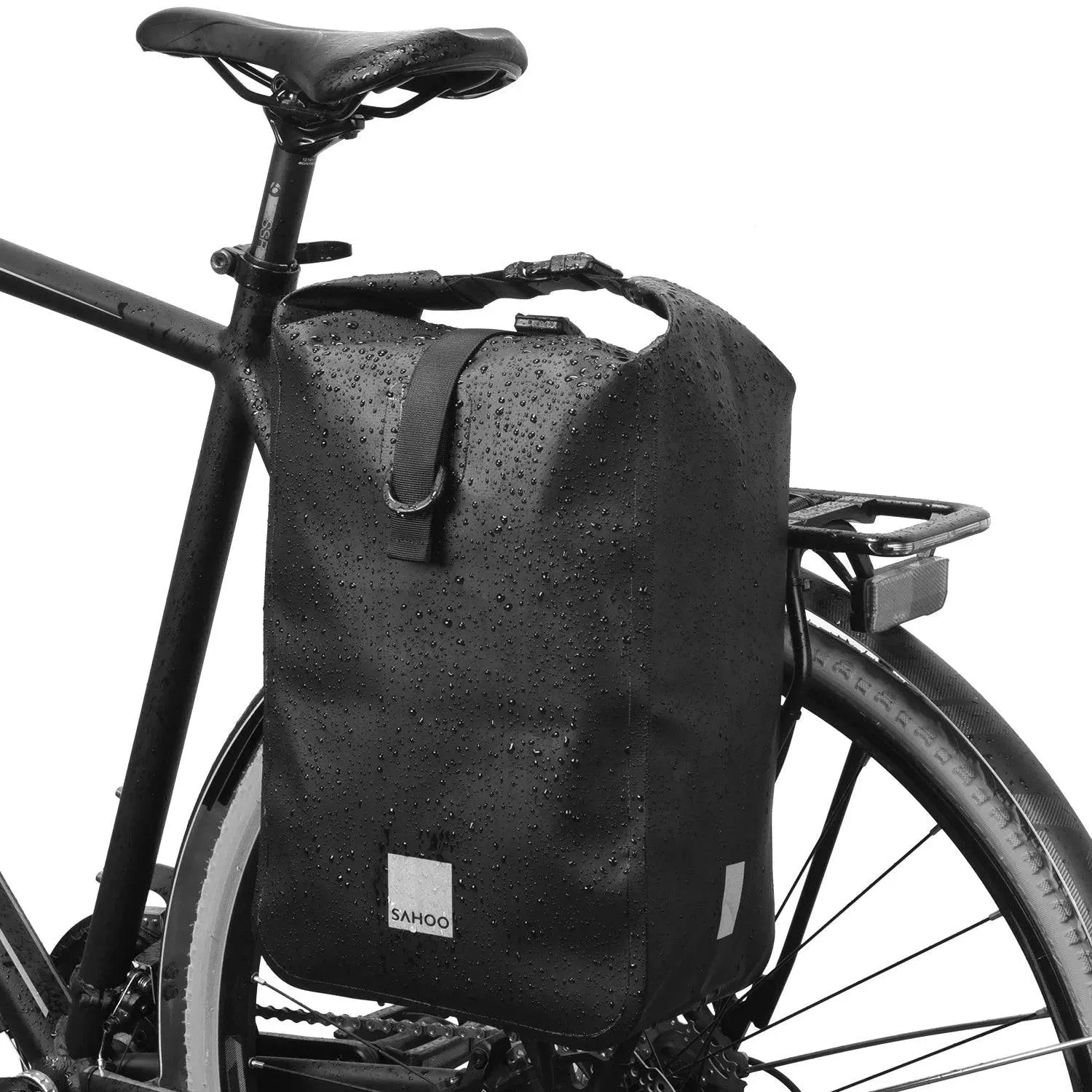 Cycling Bicycle Bike Rear Seat Trunk Bag Multifunctional Large Waterproof Capacity Outdoor Sports Pouch Rack Panniers Handbag