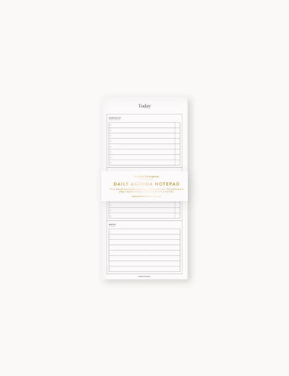 Daily Agenda Fridge Notepad