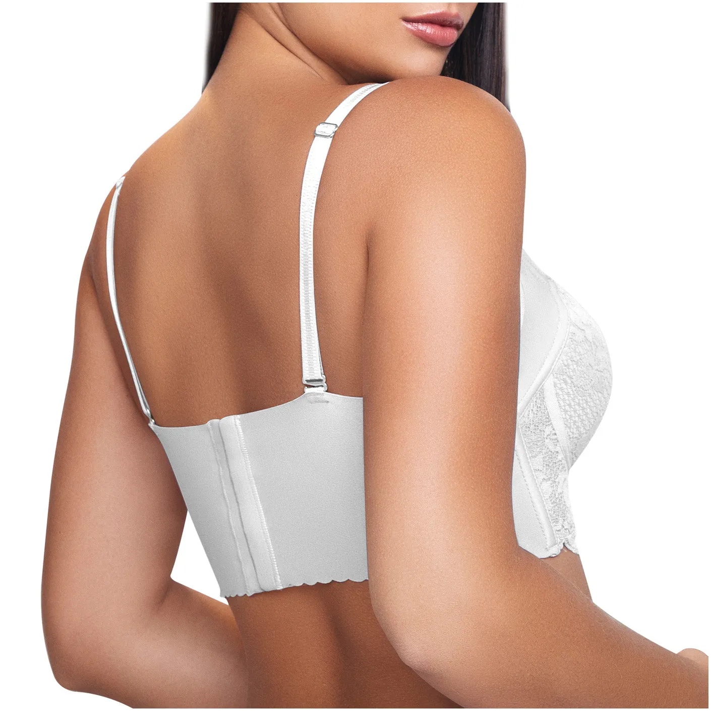 Daily Use Bra Push up Lace for Women with High Back Coverage Sonryse C481