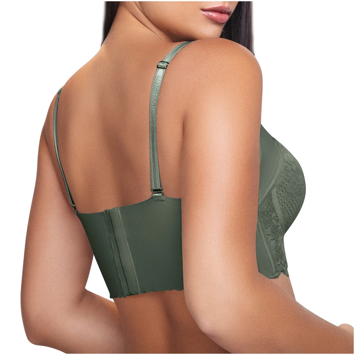 Daily Use Bra Push up Lace for Women with High Back Coverage Sonryse C481