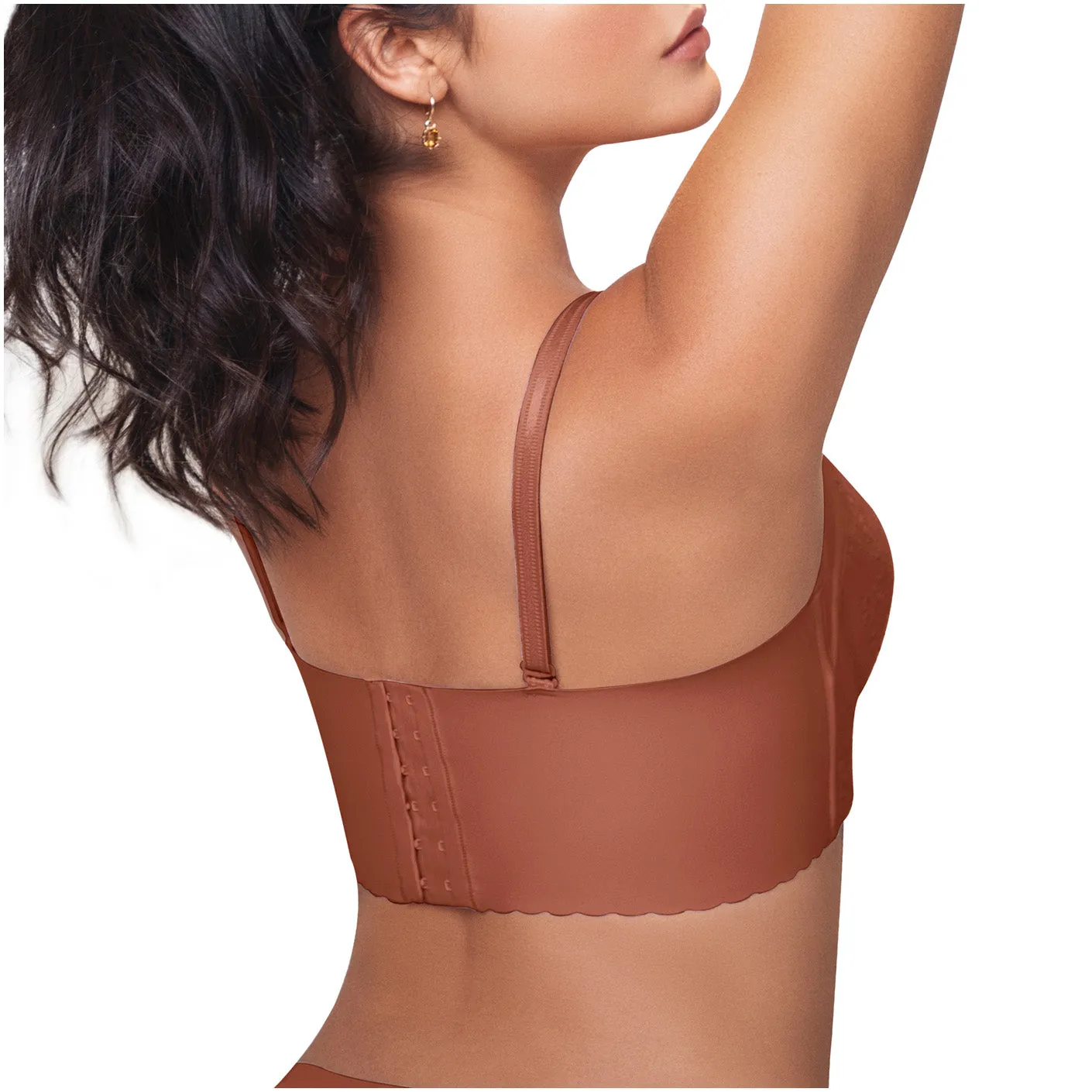 Daily Use Bra Push up Lace for Women with High Back Coverage Sonryse C481