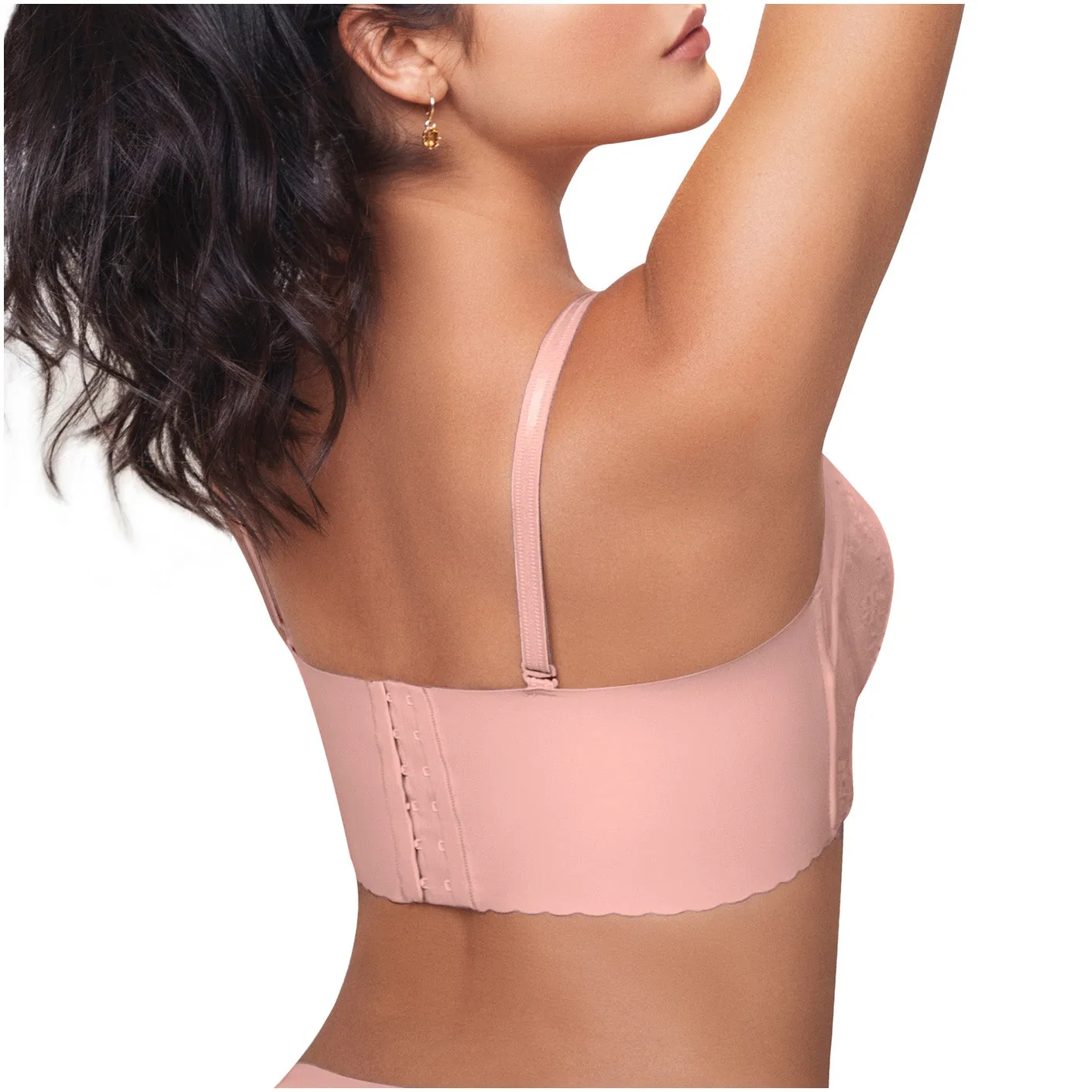 Daily Use Bra Push up Lace for Women with High Back Coverage Sonryse C481