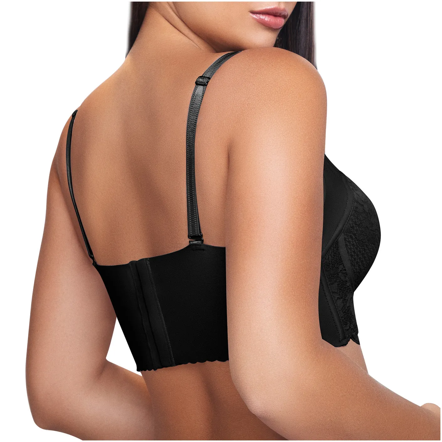 Daily Use Bra Push up Lace for Women with High Back Coverage Sonryse C481