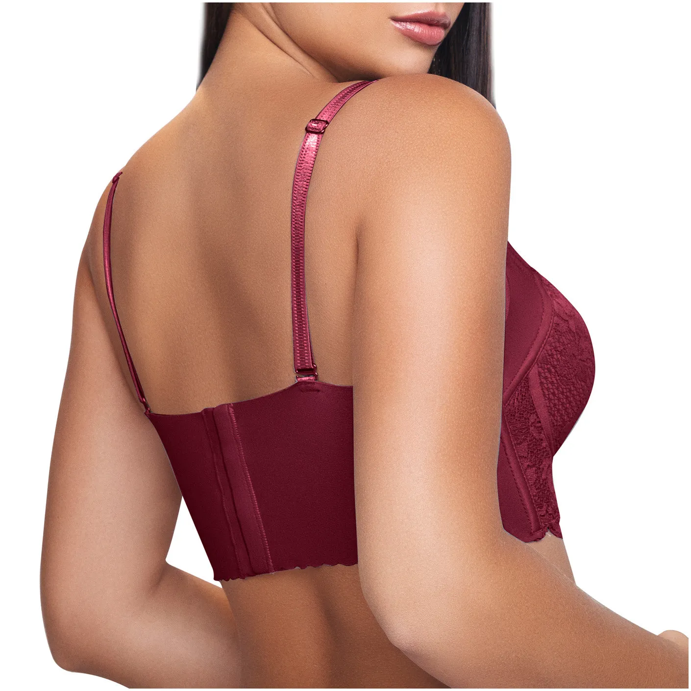 Daily Use Bra Push up Lace for Women with High Back Coverage Sonryse C481