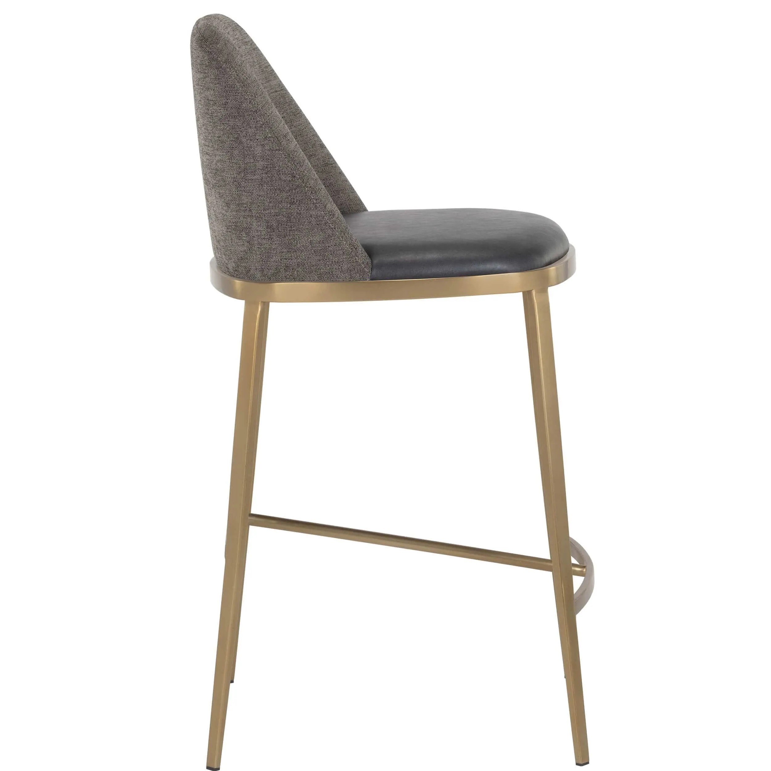 Dover Bar & Counter Stool, Brava Portabella/Sparrow Grey