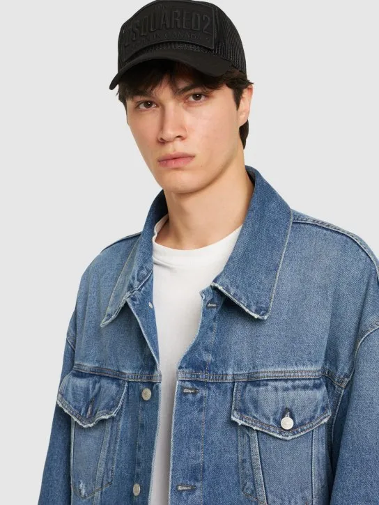 Dsquared2   Logo patch trucker cap 