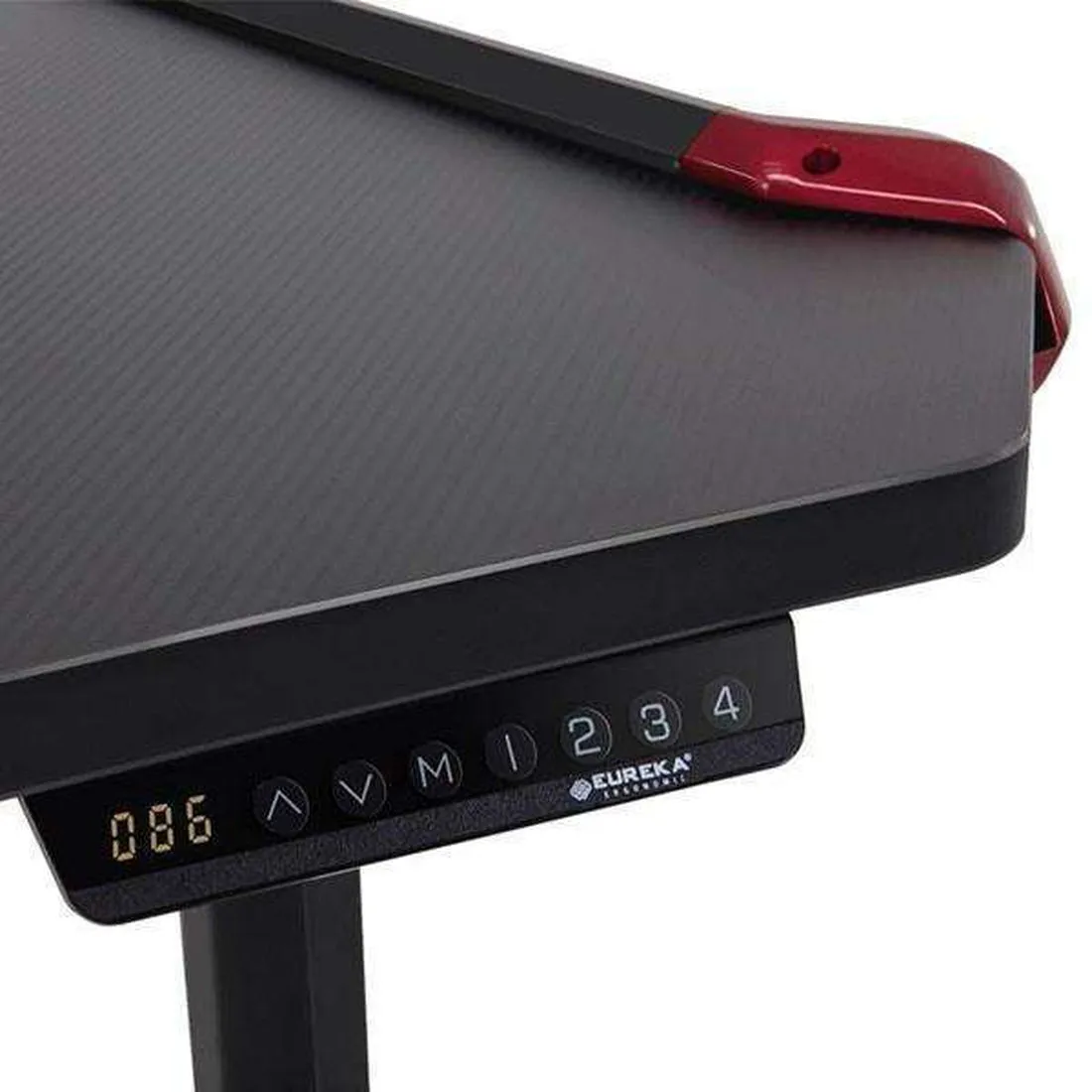 Eureka Ergonomic Electric Height-Adjustable E1 Racer Gaming Standing Desk, ERK-EDK-GDBL/GDRL/GDSL