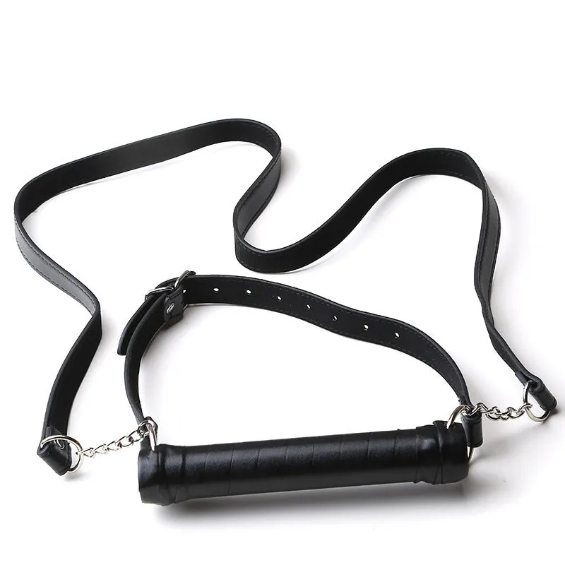 Faux Leather Bit Gag