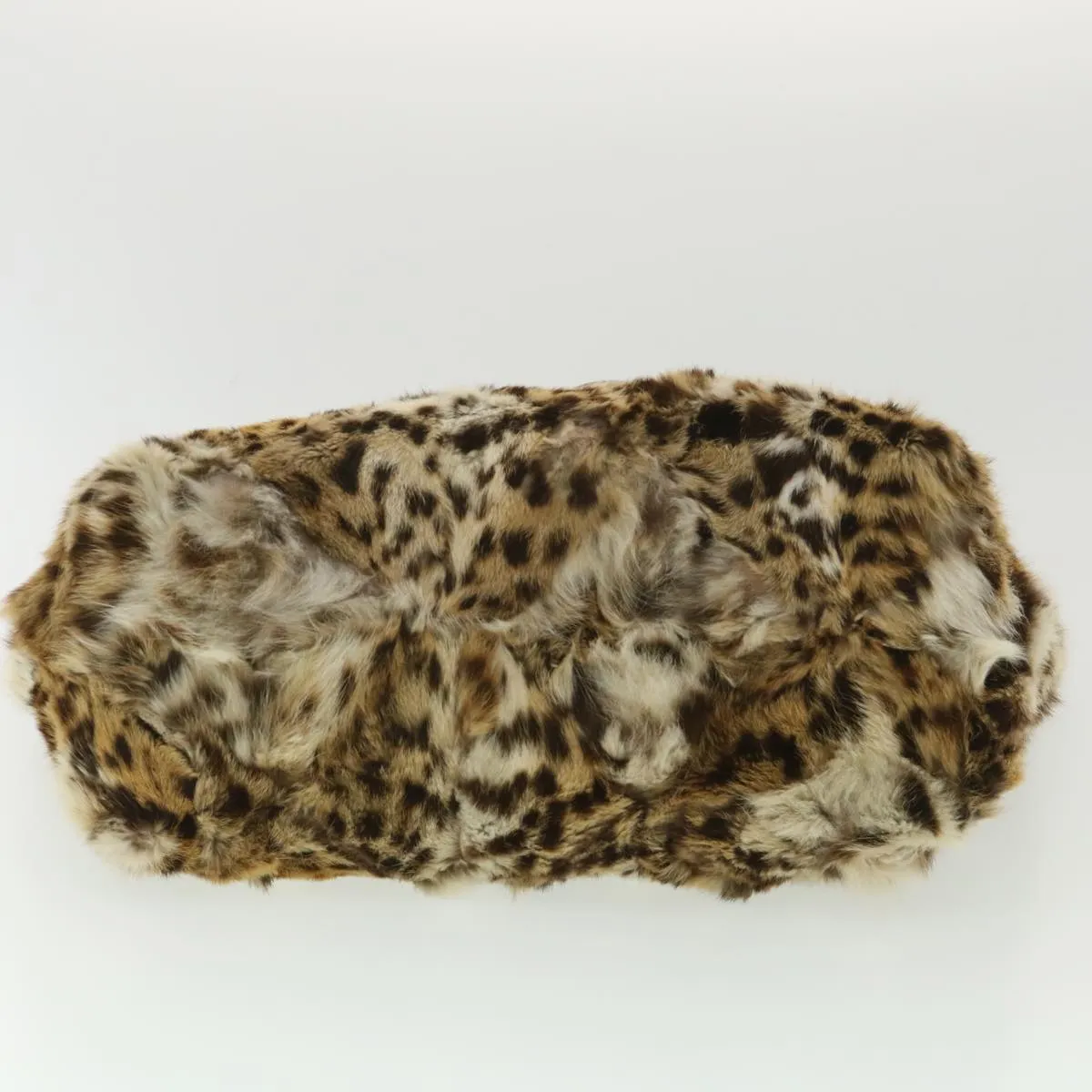 FENDI Pattern Tote Bag fur Brown 36778BH005010 Auth 36403