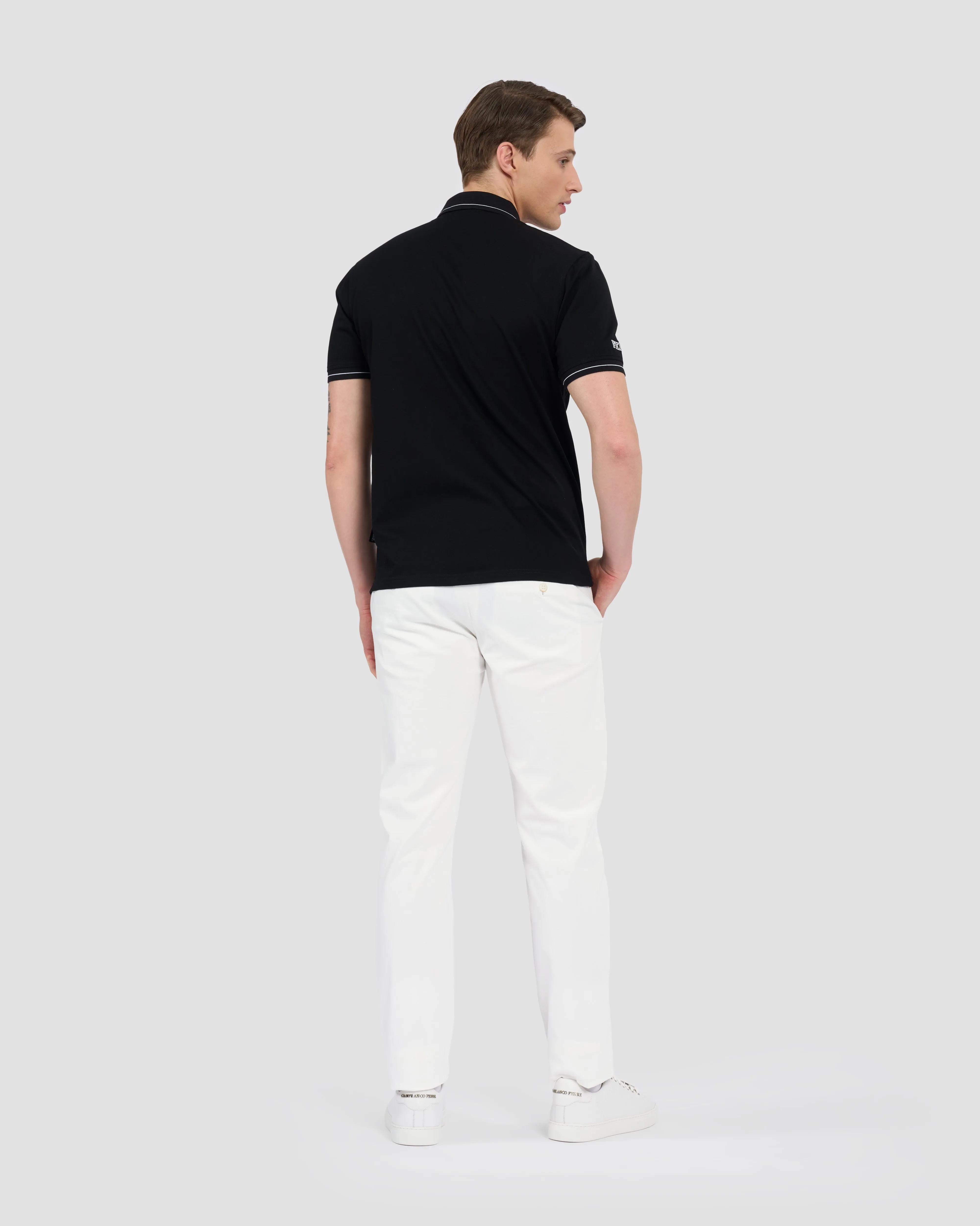 Ferré Printed Sleeve Polo Shirt