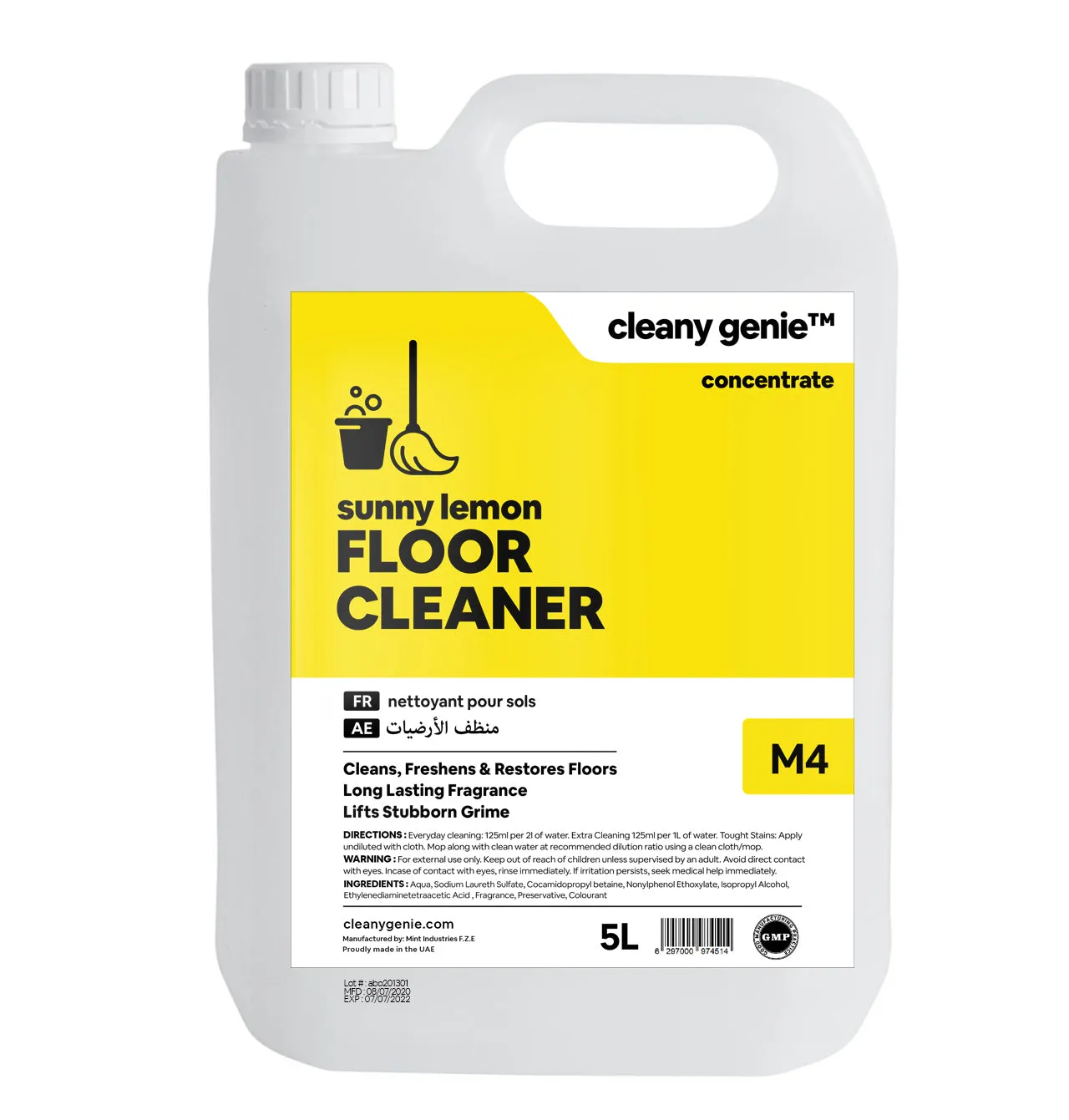 Floor Cleaner M4 | Sunny Lemon 5L