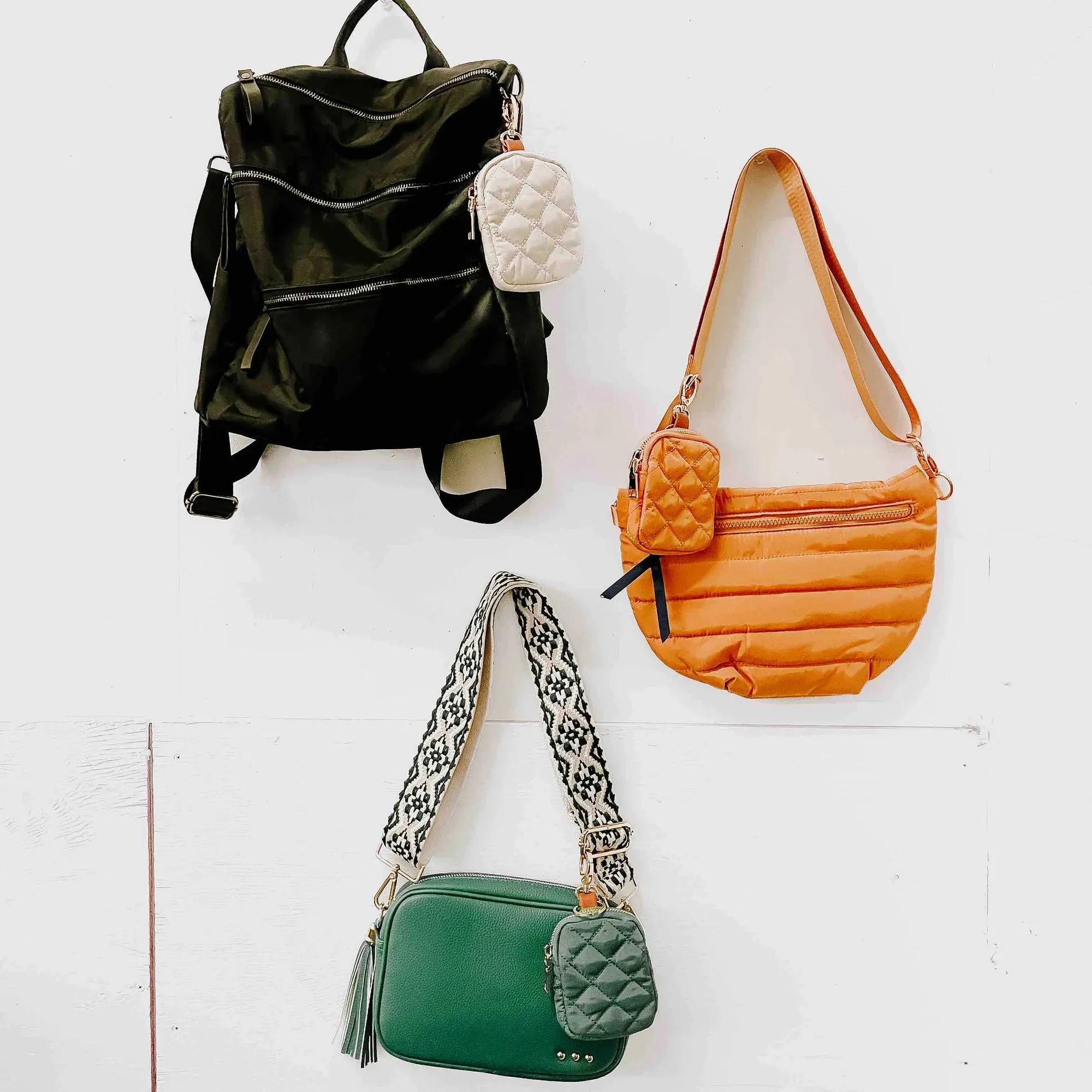 Gigi Clip On Pouch - Mustard