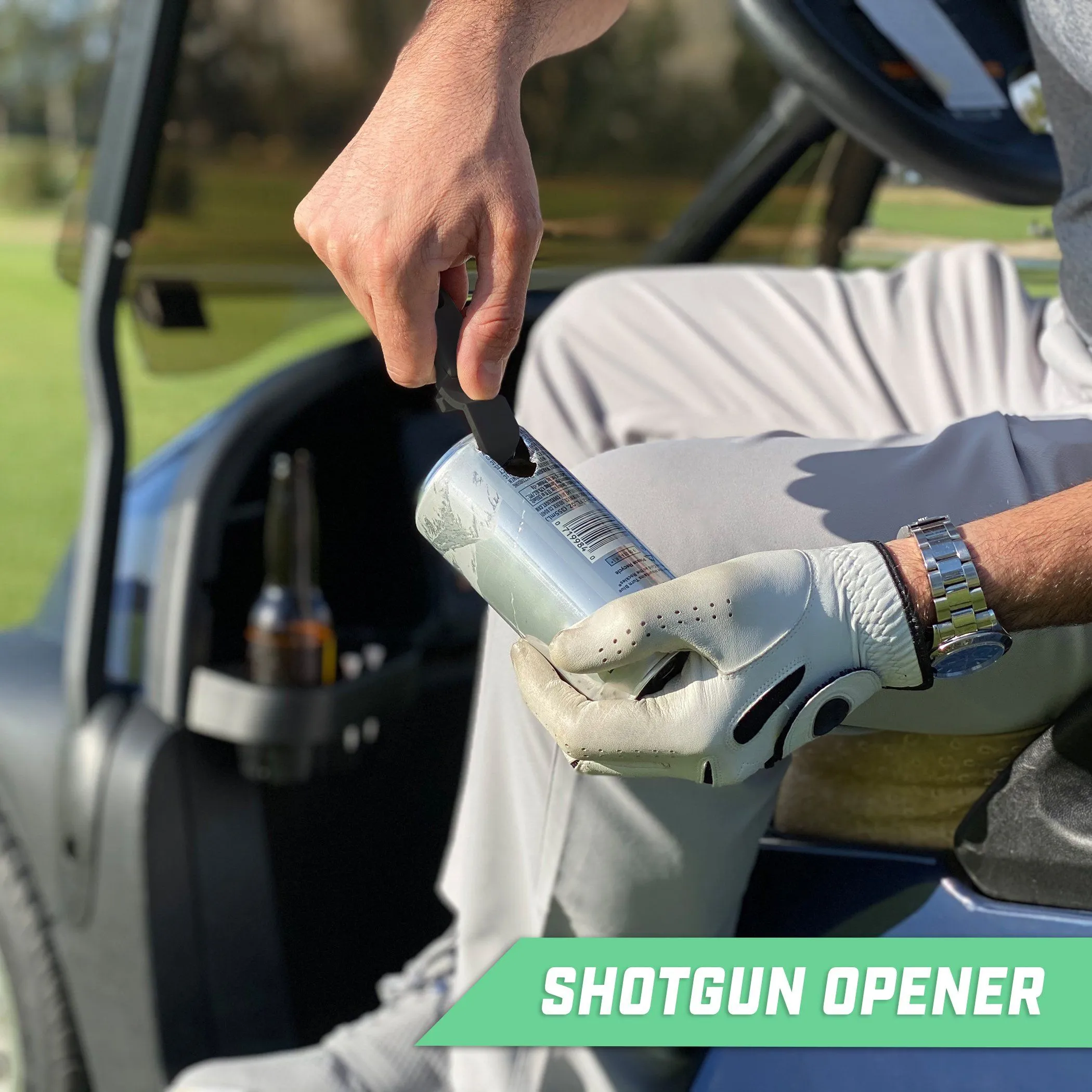 GoSports Beer Shotgun Opener/Golf Divot Tool - Gray