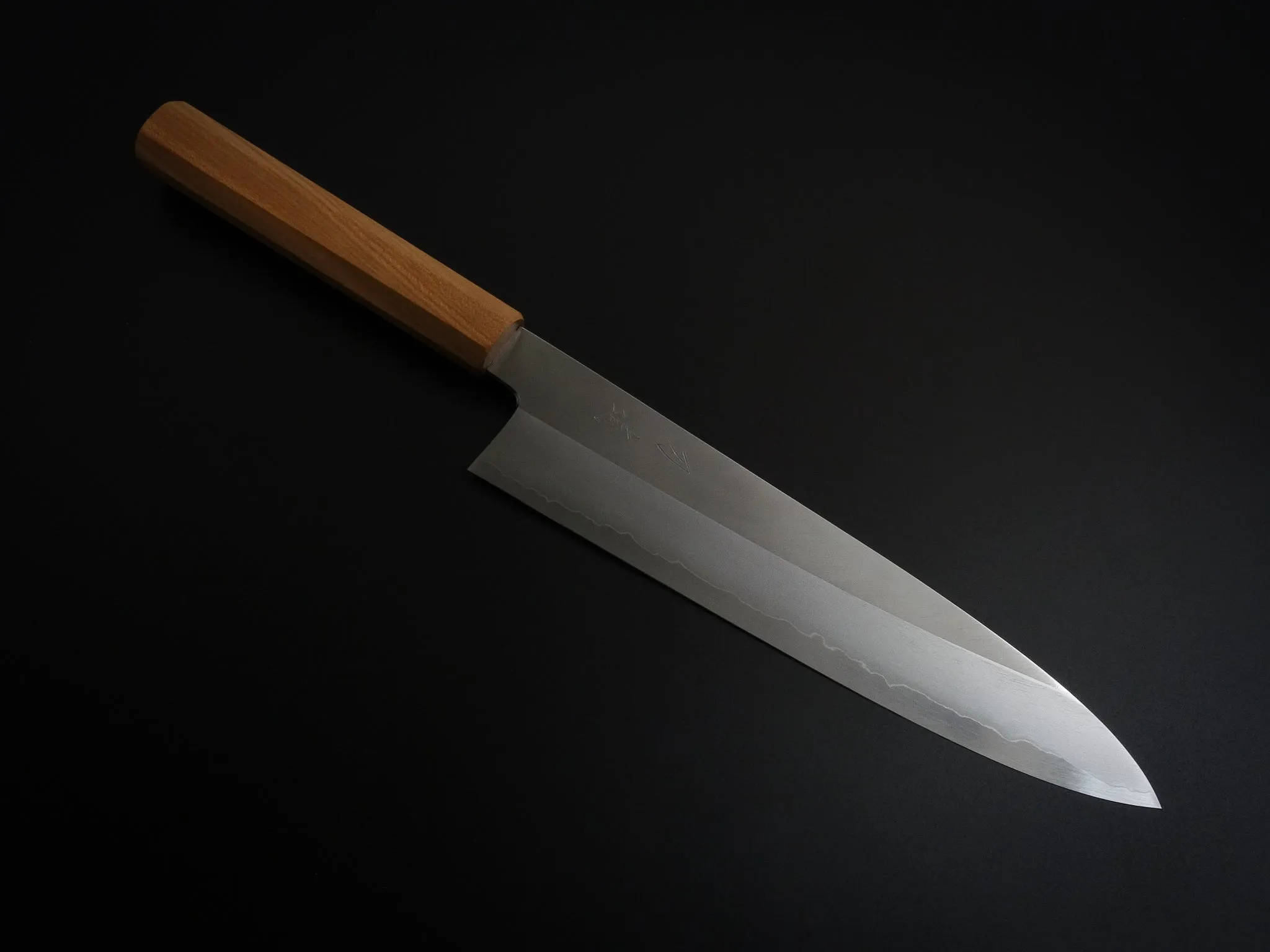 HADO GINSAN GYUTO 240MM SAKURA / CHERRY HANDLE FORGED BY SHOGO YAMATSUKA