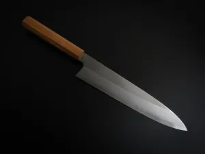HADO GINSAN GYUTO 240MM SAKURA / CHERRY HANDLE FORGED BY SHOGO YAMATSUKA