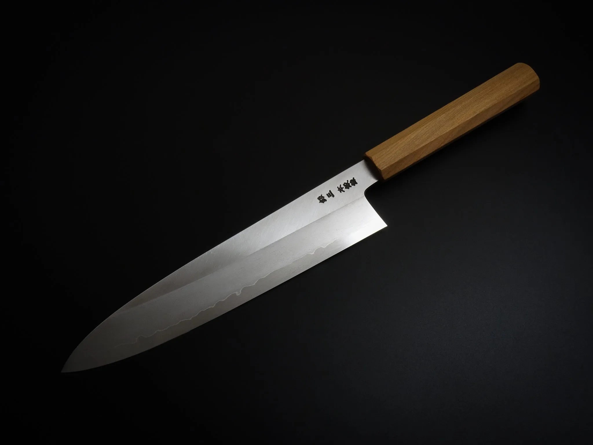 HADO GINSAN GYUTO 240MM SAKURA / CHERRY HANDLE FORGED BY SHOGO YAMATSUKA